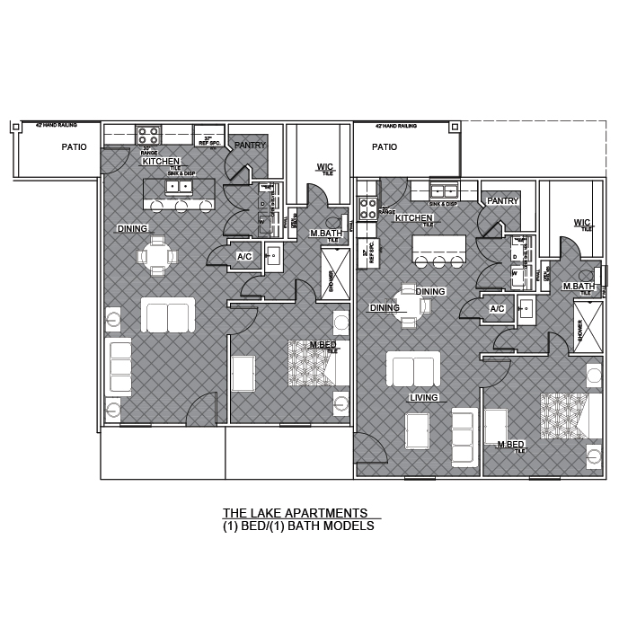 1 BEDROOM, 1 BATH